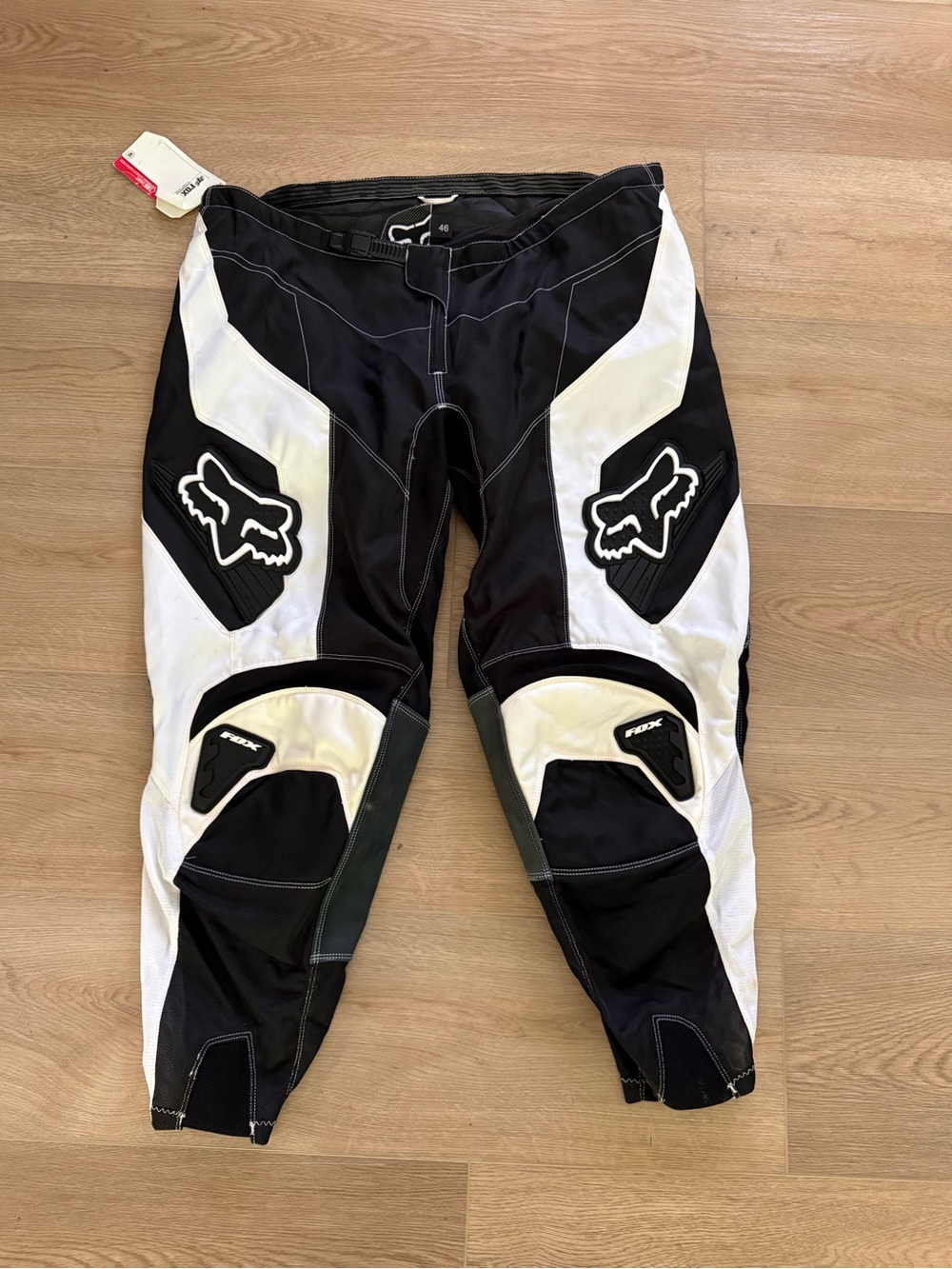 Fox Racing 180 Motocross Pants Size 46 MX Dirt Bike Black White